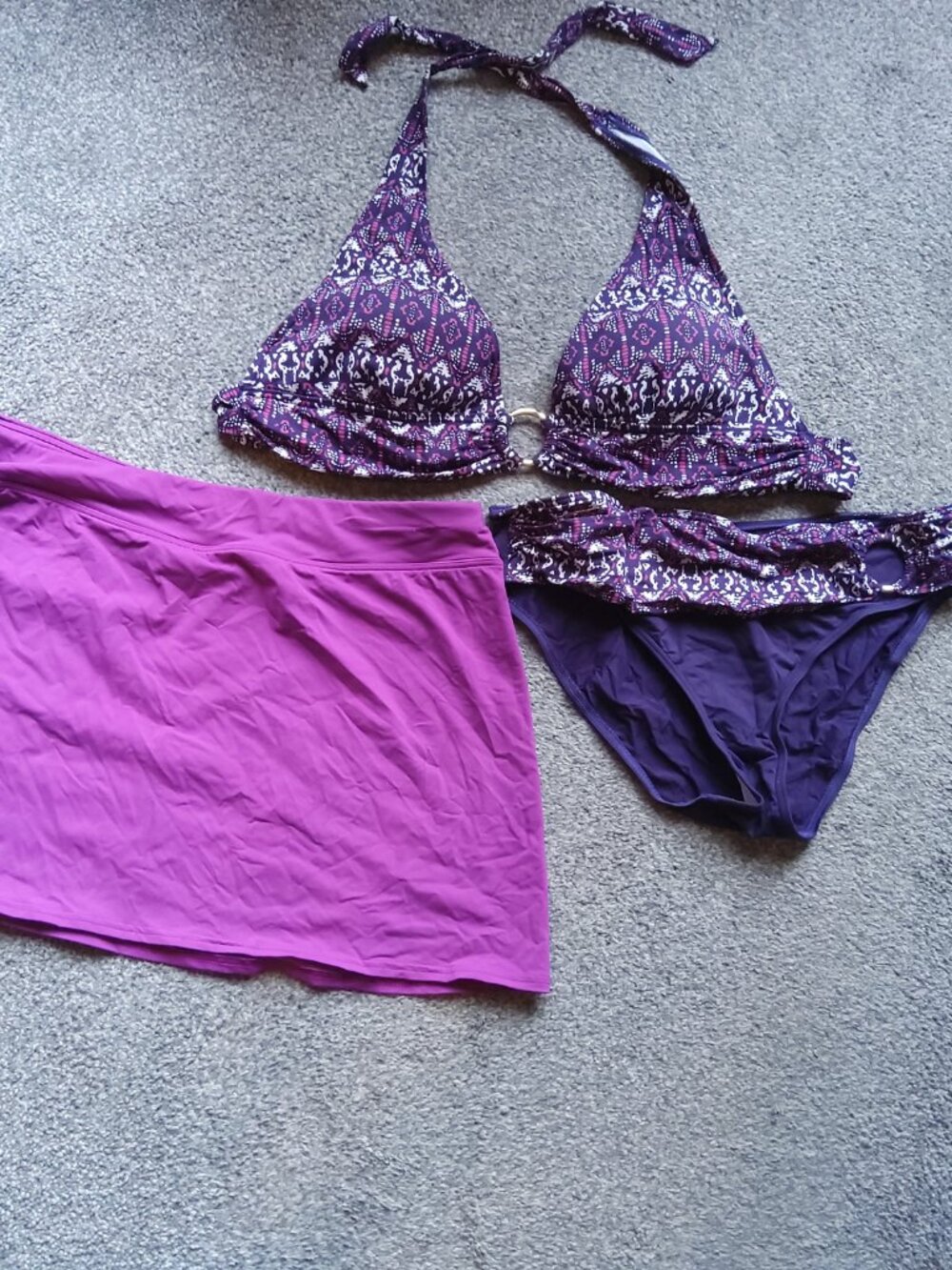 NEW LASCANA FOR VENUS PURPLE BIKINI